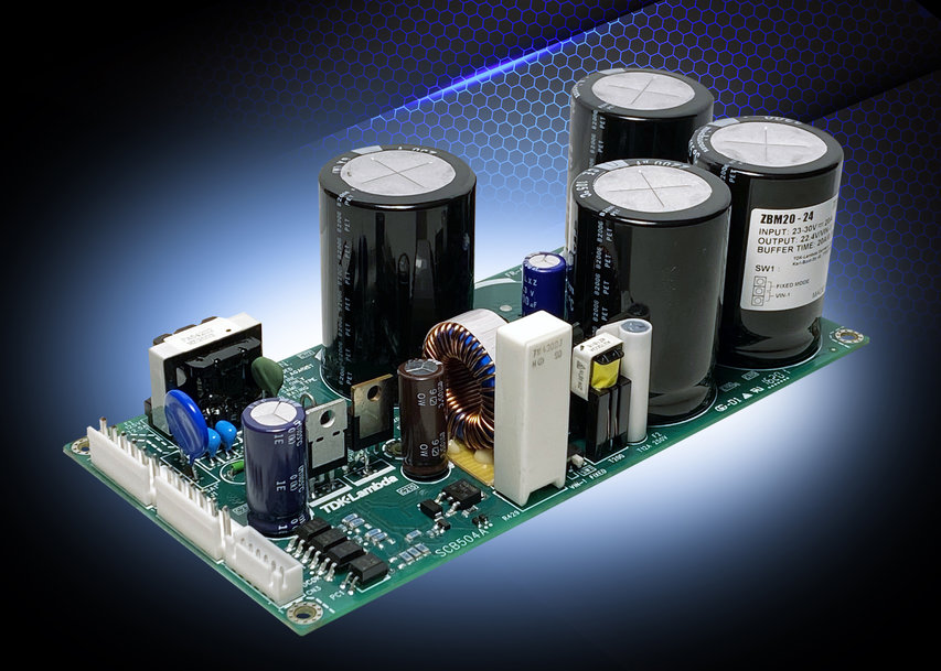 Open frame buffer modules offer 380ms additional hold-up for 12V, 15V or 24V output power supplies